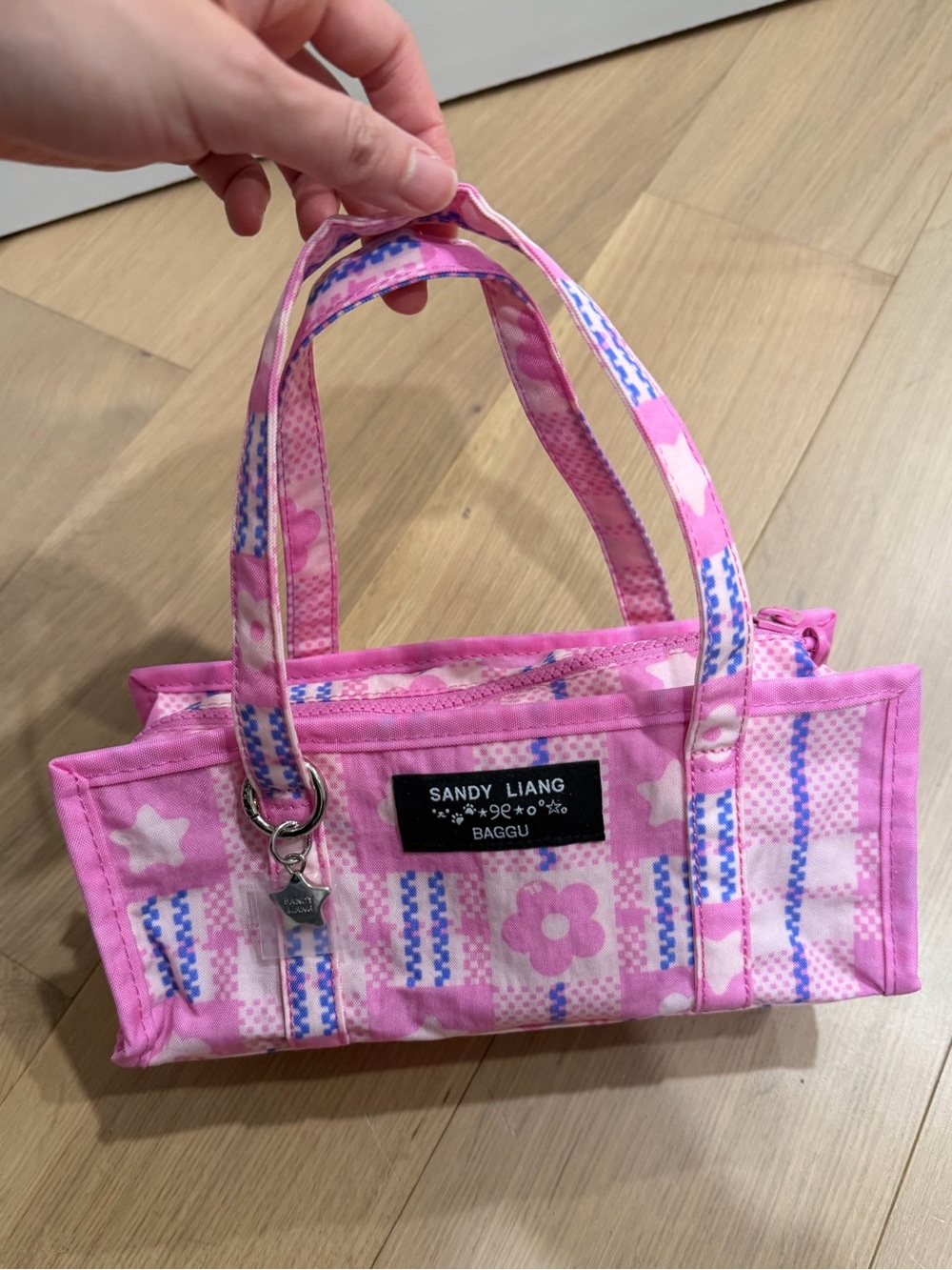 Sandy Liang Baggu Mini Nylon Market Bag